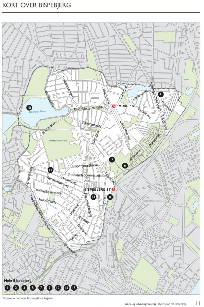 Kort Over Bispebjerg Bydelsplan 2013   Bispebjerg Lokaludvalg Kort Over Bispebjerg